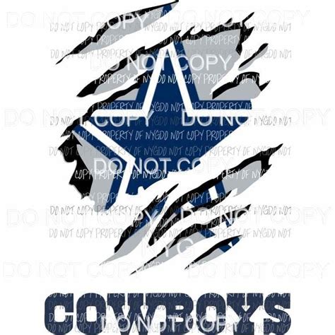 martodesigns - Dallas Cowboys ripped design Sublimation