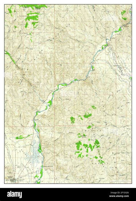 Challis idaho map Cut Out Stock Images & Pictures - Alamy