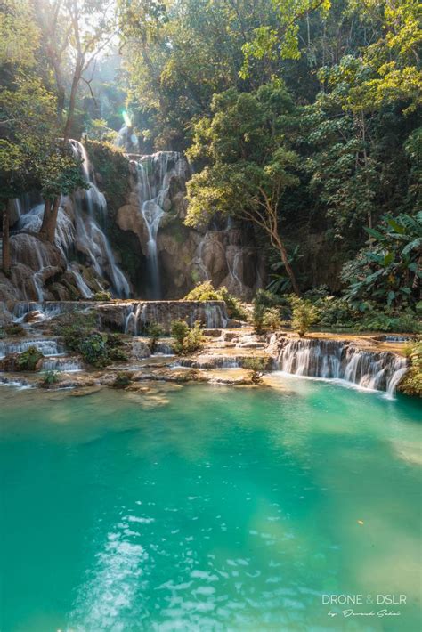 Photos of Kuang Si Falls, Laos | Photos for Sale | Drone & DSLR