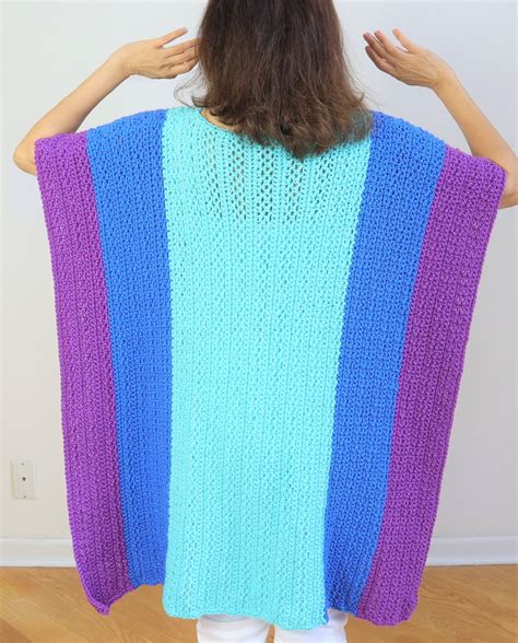 Easy Crochet Poncho For Beginners Crazy Cool Crochet Crochet Poncho Free Pattern Crochet