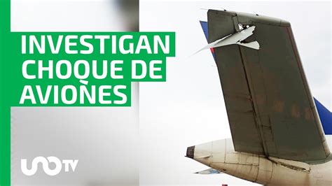 AFAC inicia investigación tras choque de aviones en AICM YouTube