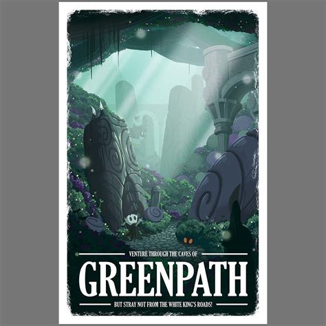 Greenpath (Hollow Knight) Travel Poster - Free DLC Artwork