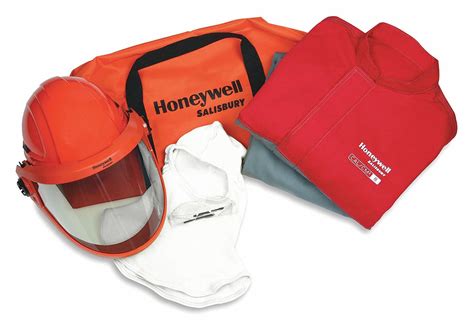 Honeywell Salisbury 8 Cal Sq Cm Arc Flash Clothing Kit 2 Hrc Gray Red Xl 56pf46 Skca8rgxl