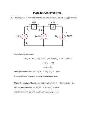 ECEN 215 HW3 Solutions ECEN 215 ECEN 215 Fall 2022 HW3 Solutions