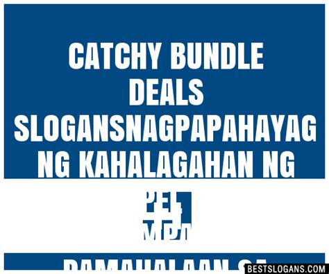 Catchy Bundle Deals Nagpapahayag Ng Kahalagahan Ng Papel Na