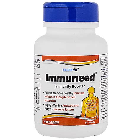 Buy Healthvit Immuneed Immunity Booster Tablet Provides Long Term