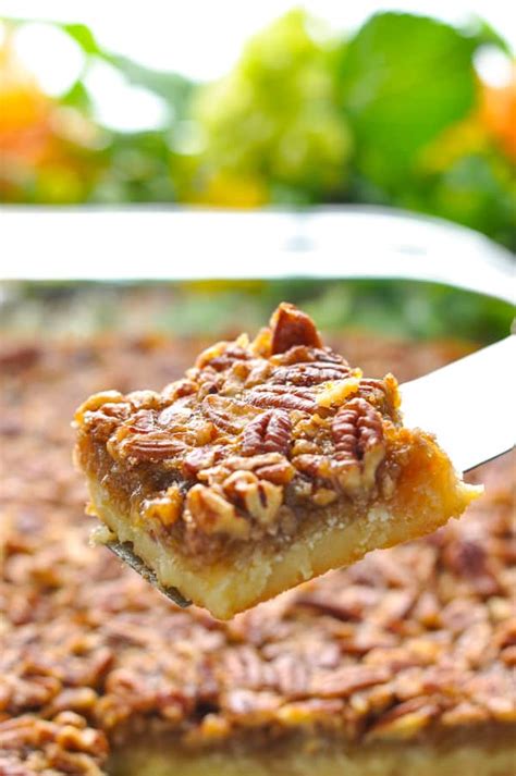 Easy Pecan Pie Bars The Seasoned Mom