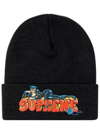 Supreme Catwoman Knitted Beanie Farfetch