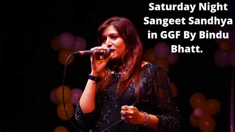 Saturday Night Sangeet Sandhya In Ggf By Bindu Bhatt Youtube