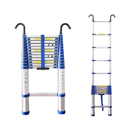 Buy Telescoping Ladder Aluminum Foldable Industrial Compact Loft Ladder