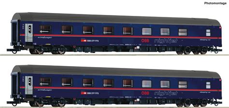 2 tlg Set Schlafwagen Nightjet ÖBB SBB Märklin Modelleisenbahnen