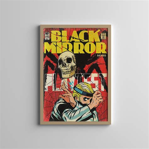 Black Mirror Print Playtest Comic Print Retro Movie Print Netflix ...