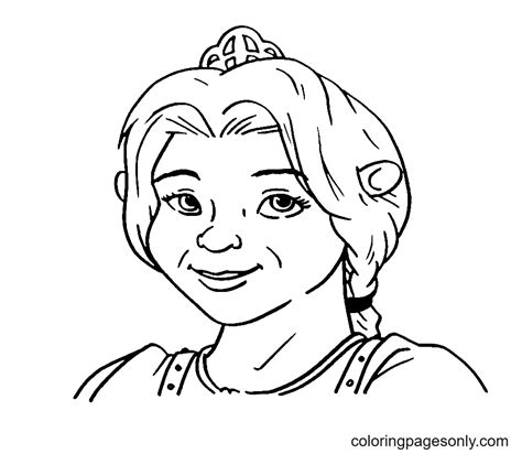 Princess Fiona Coloring Pages