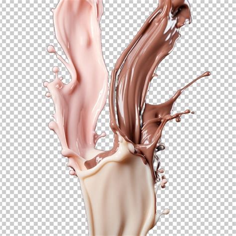 Premium Psd Chocolate Liquid Png Psd