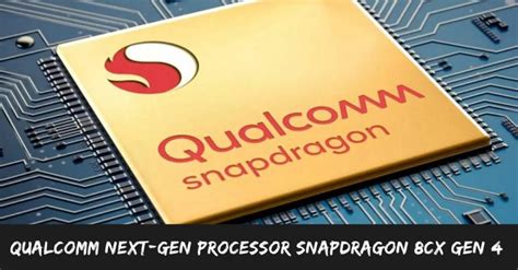 Qualcomm Next Gen Processor Snapdragon 8cx Gen 4 Leaks As Apple M