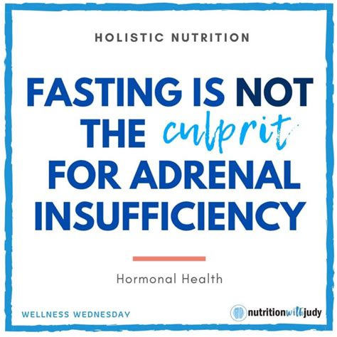 Microblog Fasting Is Not The Culprit For Adrenal Insufficiency