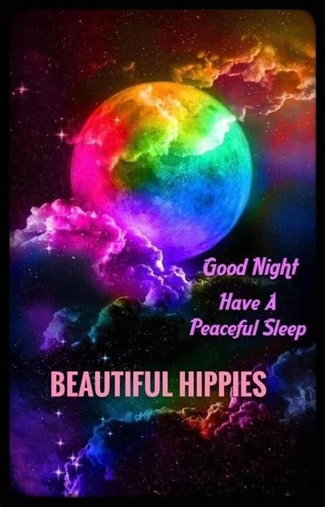 Pin By Linda Gowen On Good Night Hippies Good Night Peace