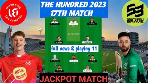 SOB VS WEF DREAM 11 TEAM DREAM 11 PREDICTION SMALL LEAGUE TEAM THE