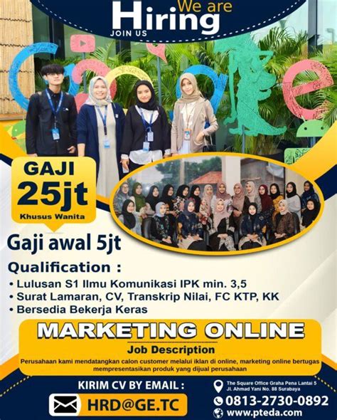 Lowongan Kerja Marketing Online Di Eksa Digital Agency LokerJogja ID