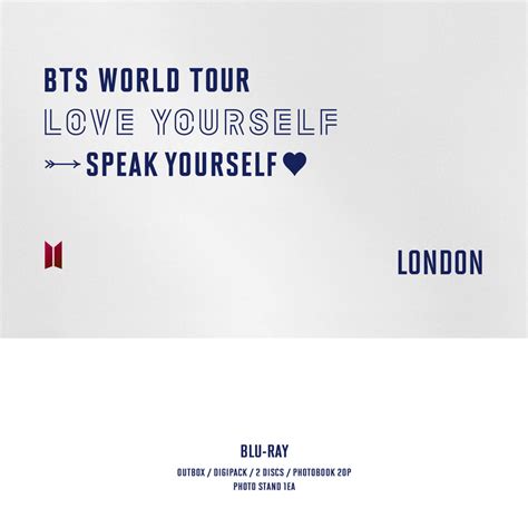 [bd] Bts World Tour ‘love Yourself Speak Yourself London Bts Japan