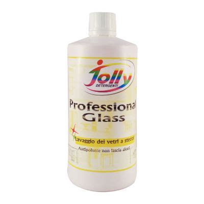 PROFESSIONAL GLASS Flacone Lt 1 VETRI E SPECCHI DETERGENZA I Love