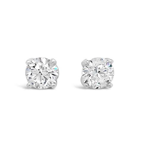 Diamond Stud Earrings: Lab Grown Diamonds - Gold River Jewellers
