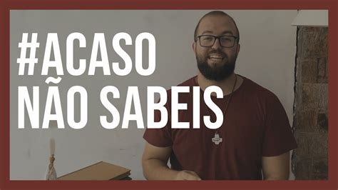 PREPARAÇÃO PARA A CONSAGRAÇÃO ACASO NÃO SABEIS EP01 COLO DE DEUS