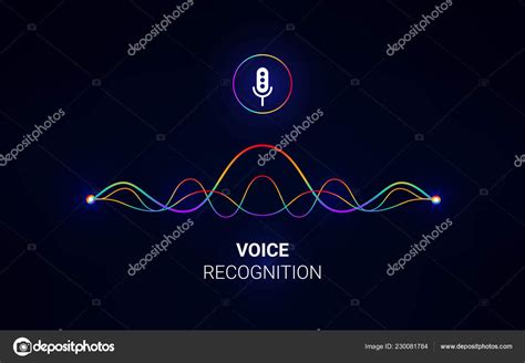 Personal Assistant And Voice Recognition Concept Soundwave Intelligent Technologies Microphone