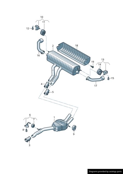 Volkswagen Centre Silencer M F Lllparts