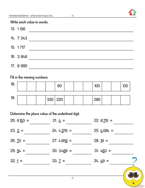 Grade 4 Term 1 Worksheets