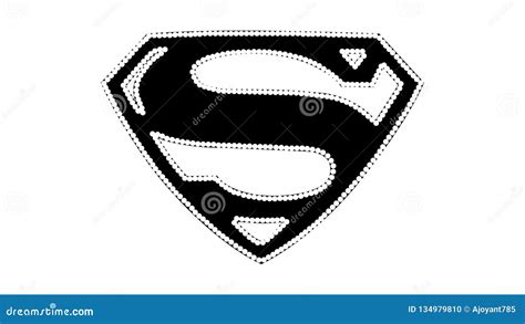 Logotipo Do Jor EL S Do Superman filme Imagem Editorial Ilustração