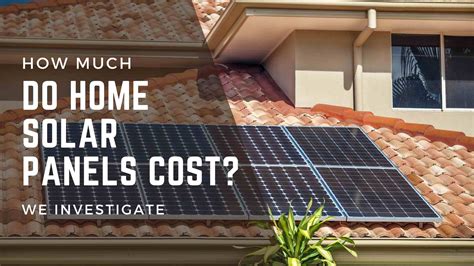 How Much Do Home Solar Panels Cost Kalka Solar