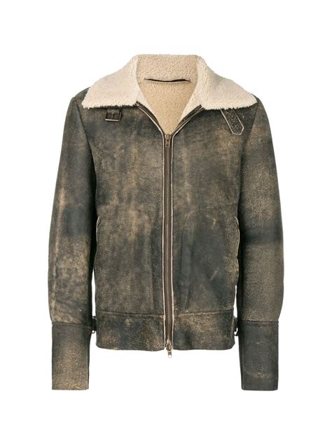 Shearling Collar Jacket Salvatore Santoro Eraldo Us