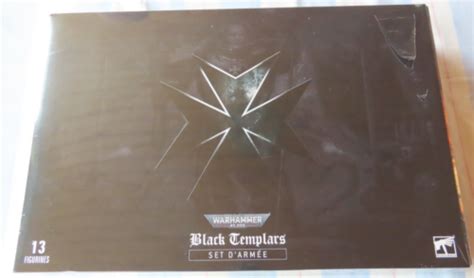 Games Workshop Warhammer 40k Black Templars Army Set Francais Bnib