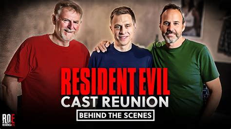 RESIDENT EVIL || Original Cast Reunion | Chris, Barry, Wesker (Behind ...