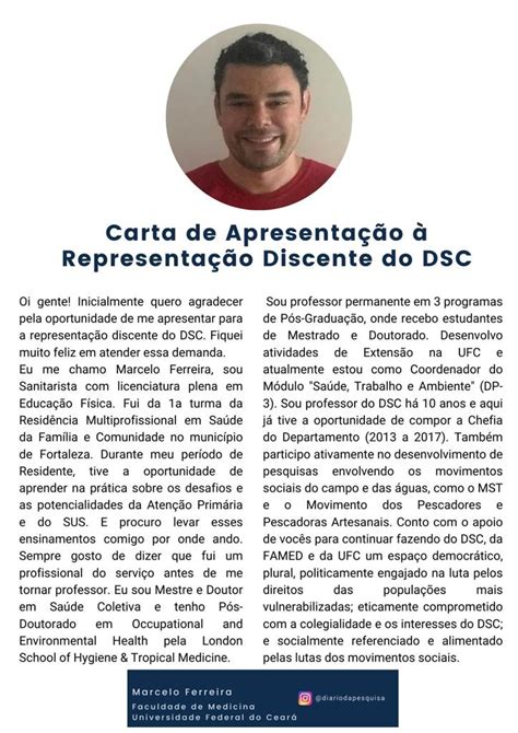 Eleição para Chefia do DSC Deferimento de Chapa e Apresentação dos