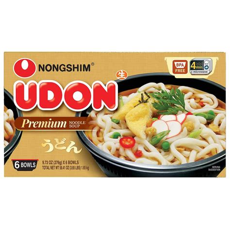 Nongshim Fresh Udon Bowl Pack Of 6 Set Of 2 Grocery And Gourmet Foods