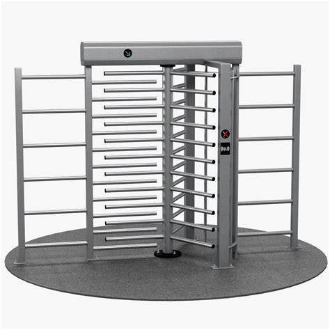 Full Height Security Turnstile 3D Model 29 Fbx C4d Unitypackage