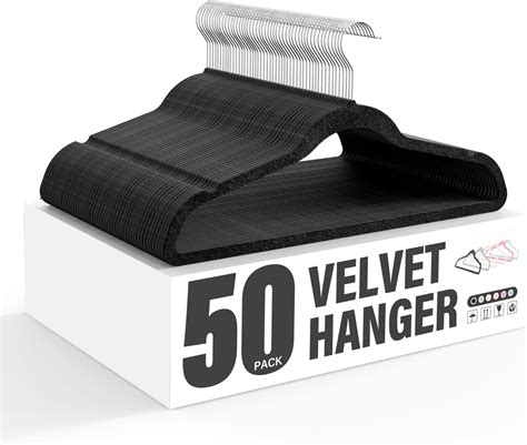 Amazon Simple Deluxe Velvet Hangers 50 Pack Non Slip Clothes