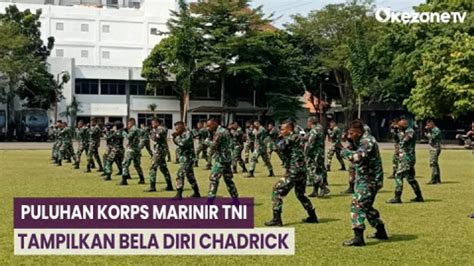 Puluhan Korps Marinir TNI Tampilkan Bela Diri Chadrick Video Dailymotion