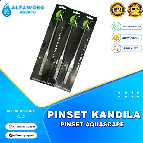 Jual PINSET LURUS BENGKOK AQUASCAPE KANDILA PANJANG 27 CM AQUARIUM