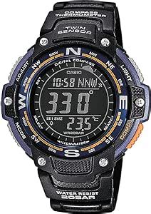 Casio Sgw B Twin Sensor Digital Compass Thermometer Watch Amazon