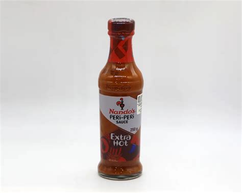 Shop Nandos Peri Peri Sauce Extra Hot 250gm at Shwapno ঢক চটটগরম কমলল ও সলট