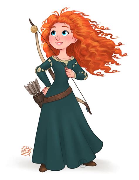 Merida By Luigi Lucarelli Disney Princess Merida Official Disney