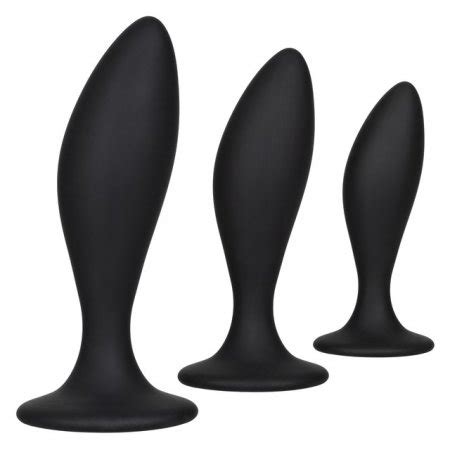 Silicone Curve Anal Plug Kit Sex Toy HotMovies
