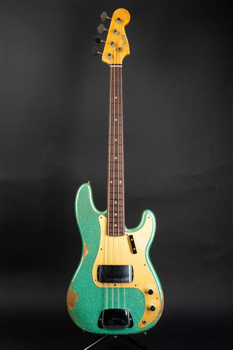 Fender Custom Shop Precision Bass Heavy Relic Aged Sea Foam