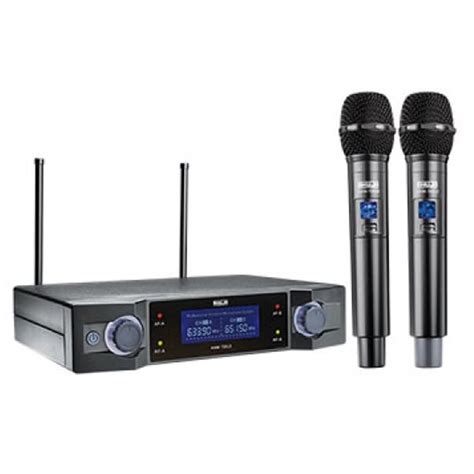 Ahuja Wireless Microphone Awm U Dual Pa Microphones Amazon In