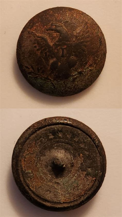 Finally Found A Civil War Button Metal Detecting Its Infantry Rcivilwar