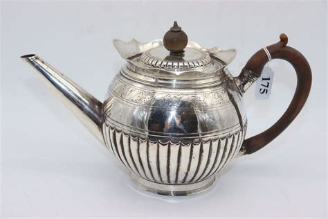 Georgian Sterling Silver Teapot London 1800 Tea And Coffee Pots Silver