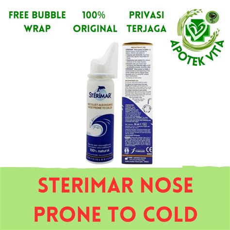 Jual Sterimar Nose Prone To Cold Ml Pencegahan Pilek Shopee Indonesia